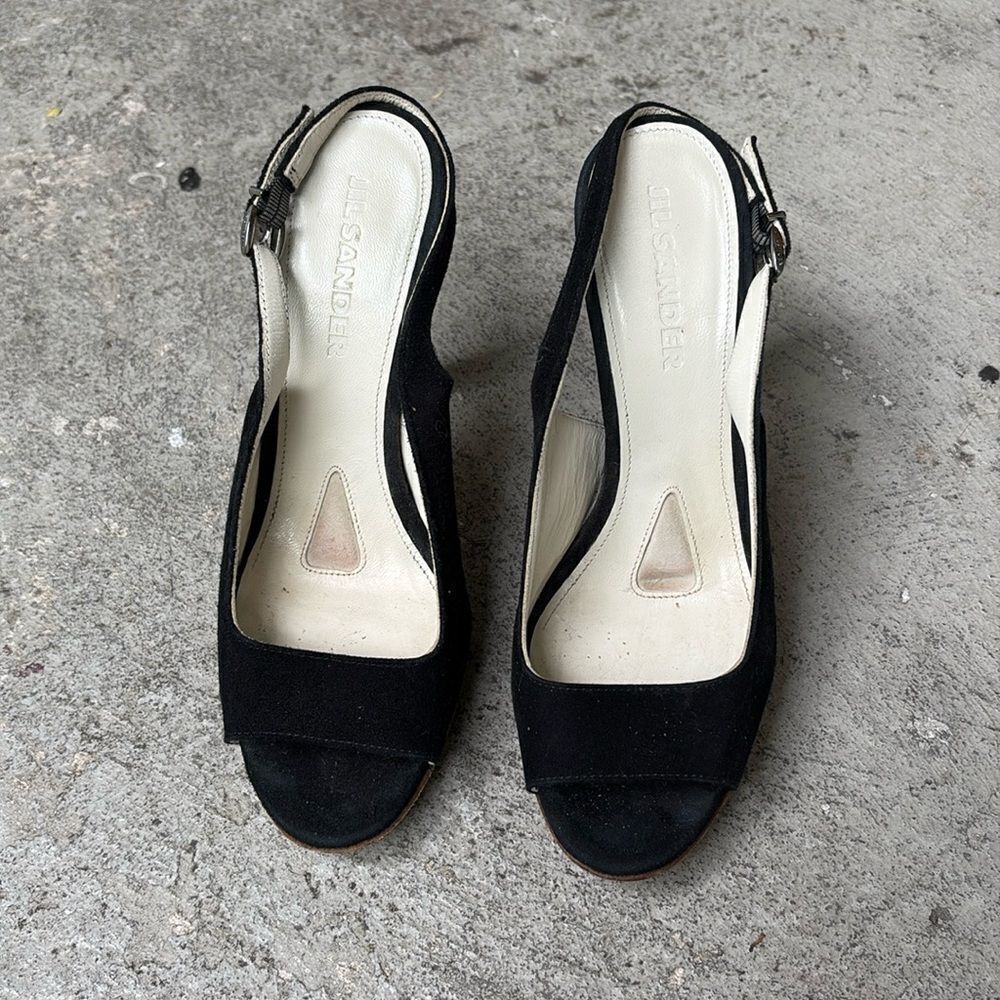 Jill  Sander  slingbacks heels